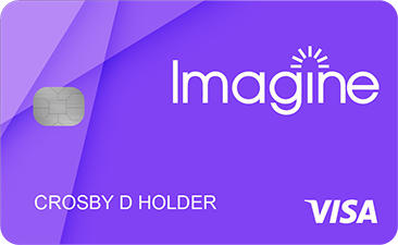 Purple Imagine Credit Card